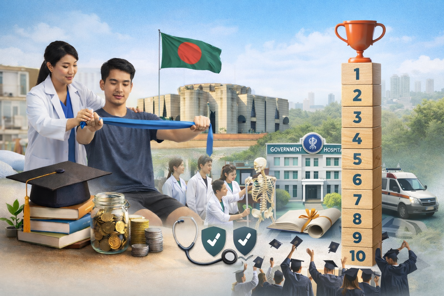 Read more about the article Top 10 Government Physiotherapy Colleges in Bangladesh