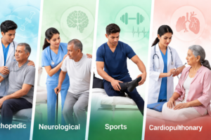 Read more about the article Physiotherapy Specialization Careers (Orthopedic, Neuro, Sports, Cardio).
